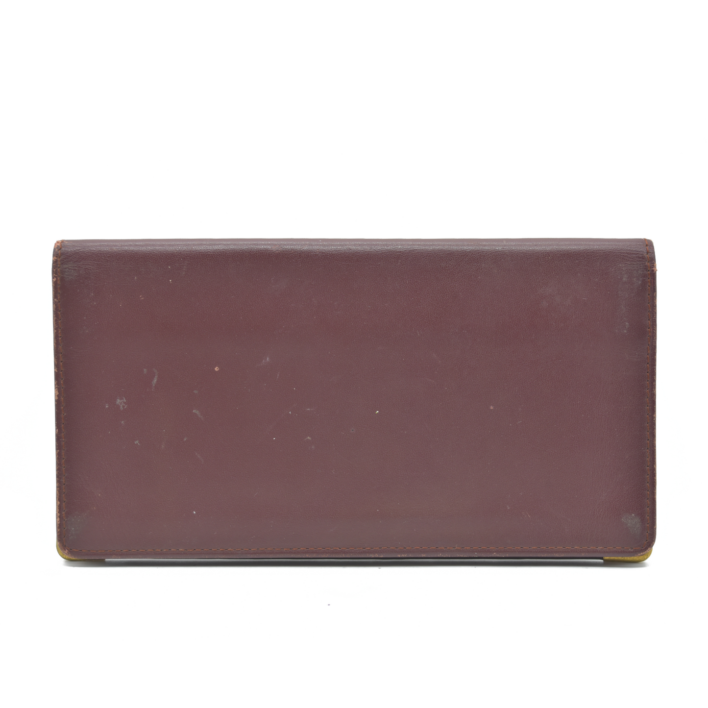 $800 Cartier Vintage Burgundy Bifold Leather Wallet CONSIGNMENT