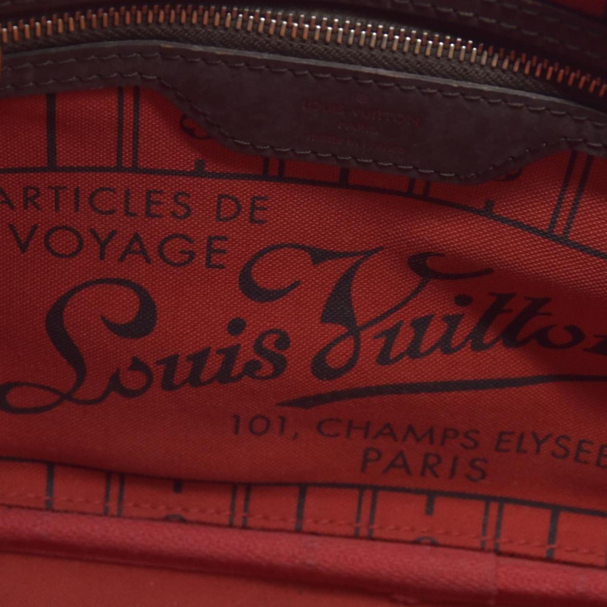 $2060 2010 Louis Vuitton Damier Ebene Neverfull PM VI3160
