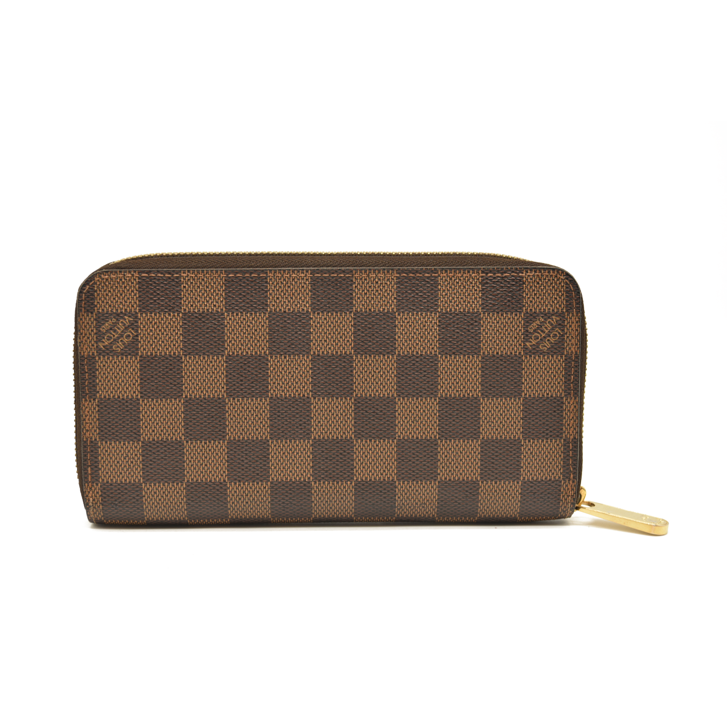 Louis Vuitton  Damier Ebene Zippy Wallet  CA1100