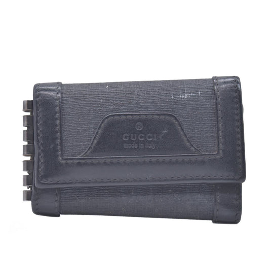 $350 Gucci  GG Supreme 6 Key Holder CONSIGNMENT 10020914