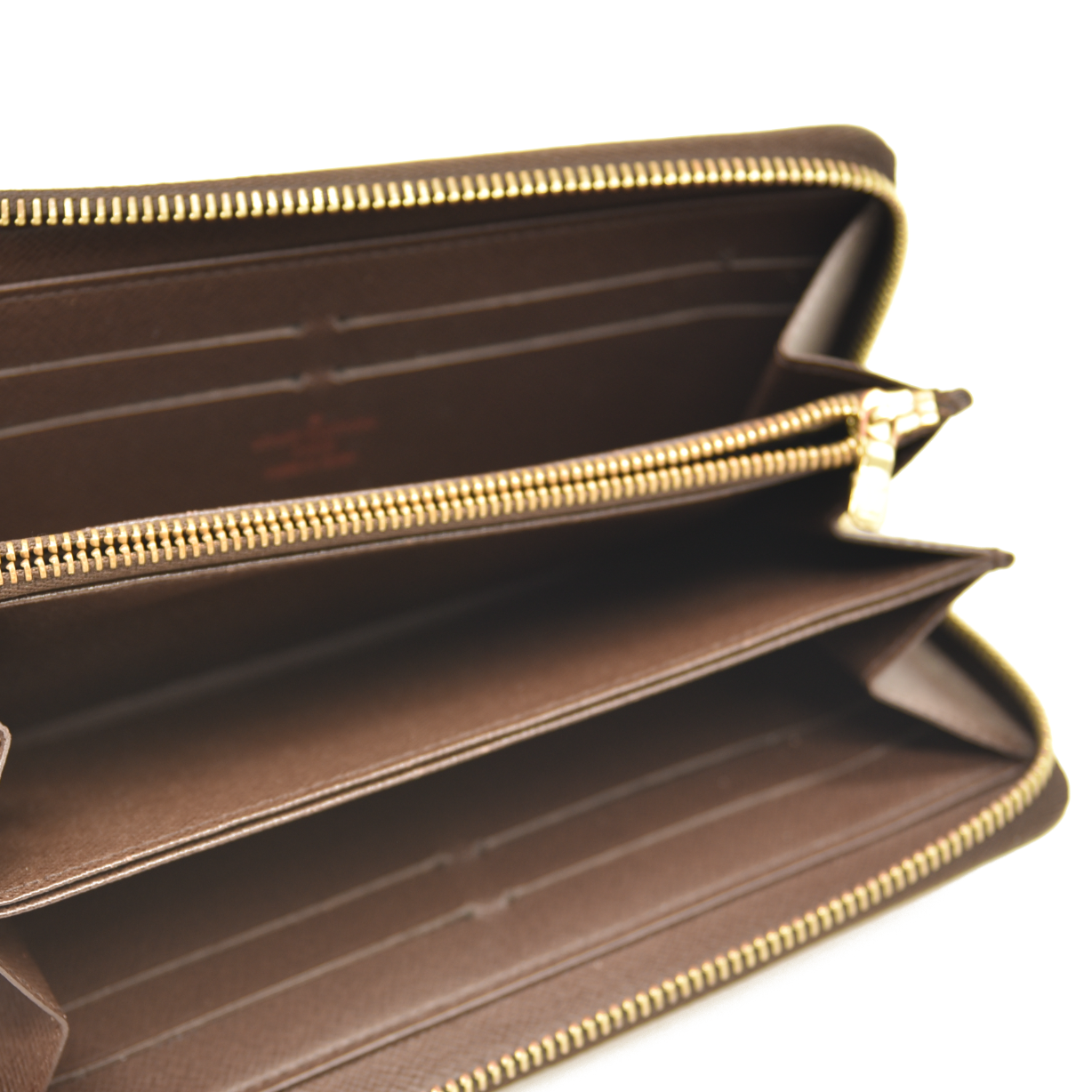 Louis Vuitton  Damier Ebene Zippy Wallet  CA1100