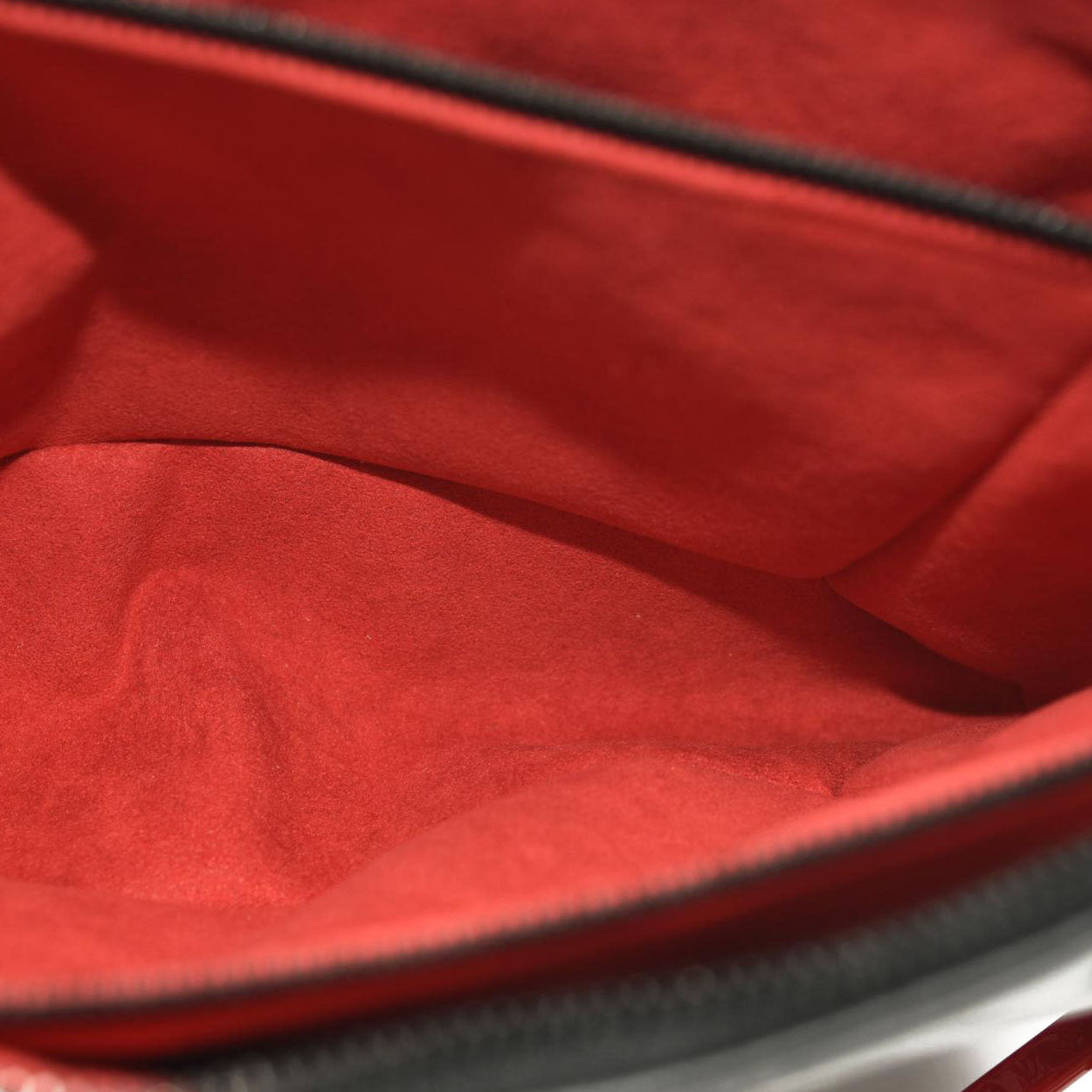 LOUIS VUITTON Lambskin Embossed Monogram Coussin PM Black White