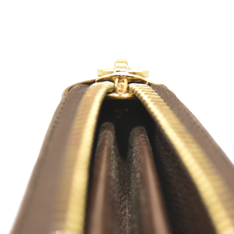 Louis Vuitton  Damier Ebene Zippy Wallet  CA1100