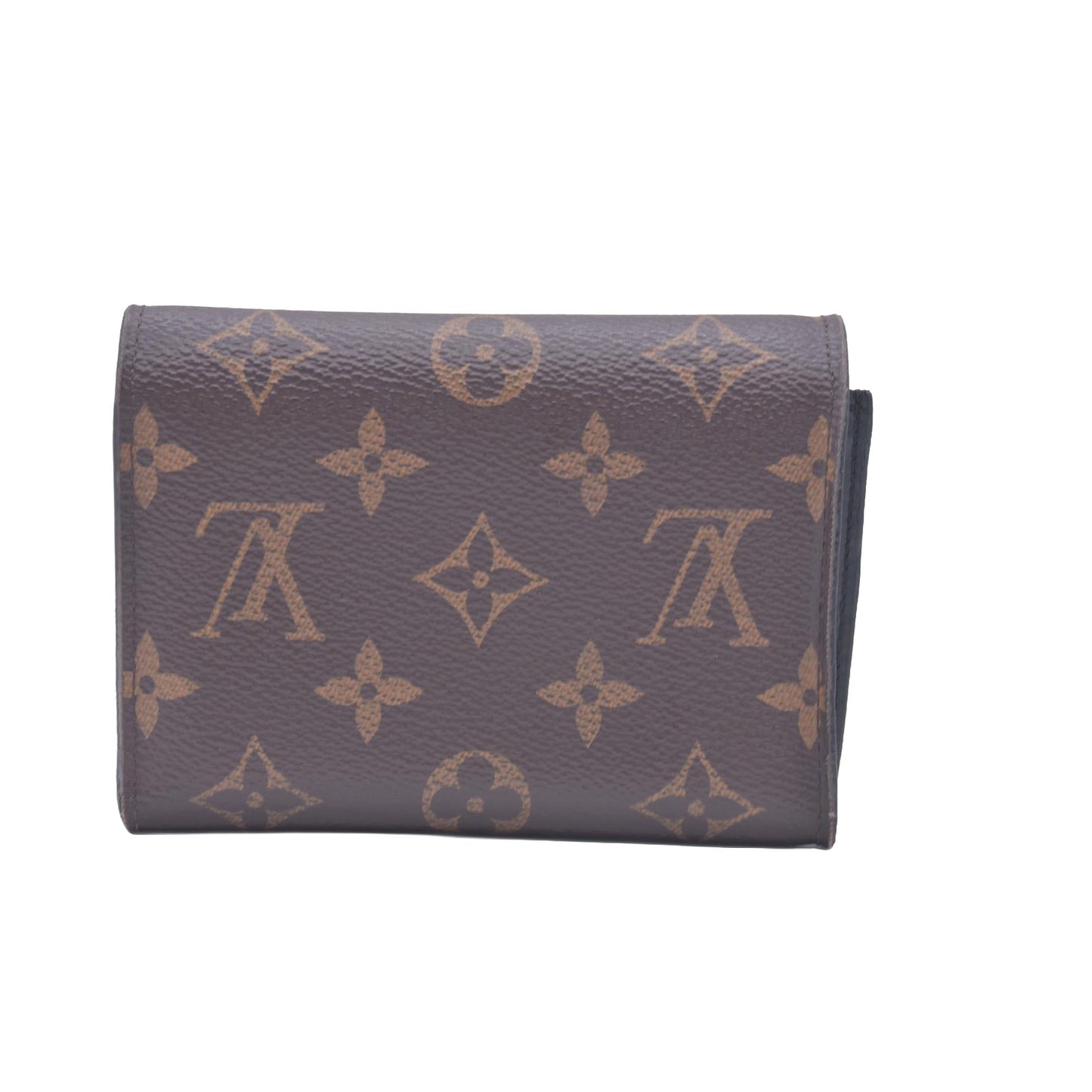 2012 Louis Vuitton Monogram Flower Lock Compact Wallet Black SP4182 CONSIGNMENT