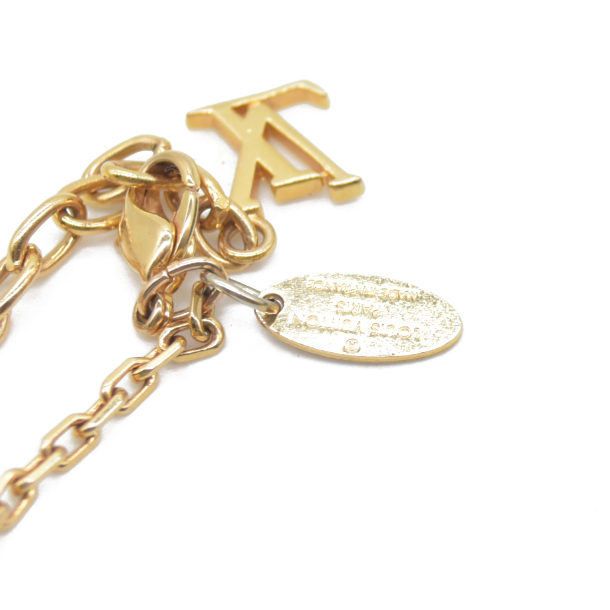 $405 Louis Vuitton Gamble Bracelet Pink Crystals Gold LV CONSIGNMENT