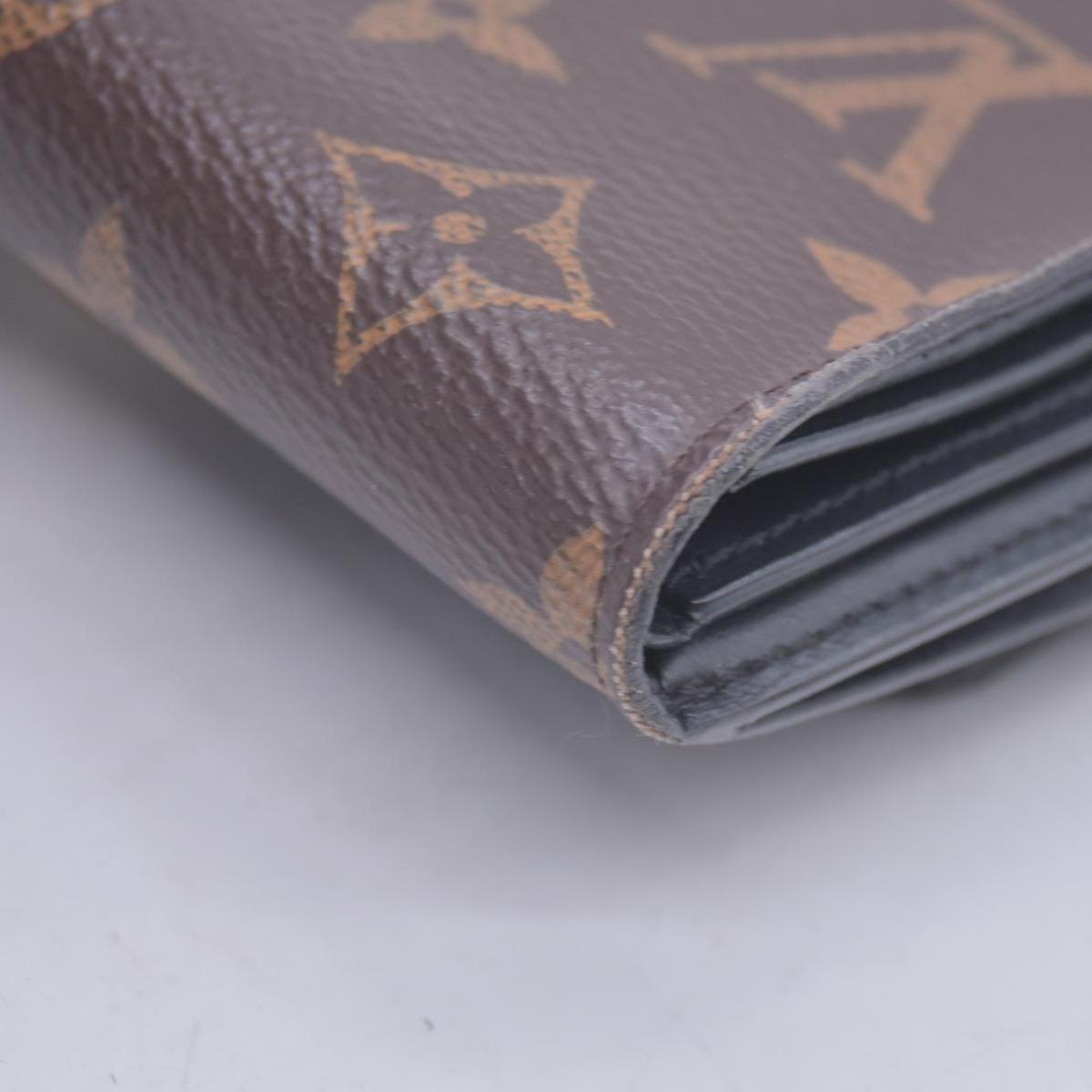 2012 Louis Vuitton Monogram Flower Lock Compact Wallet Black SP4182 CONSIGNMENT