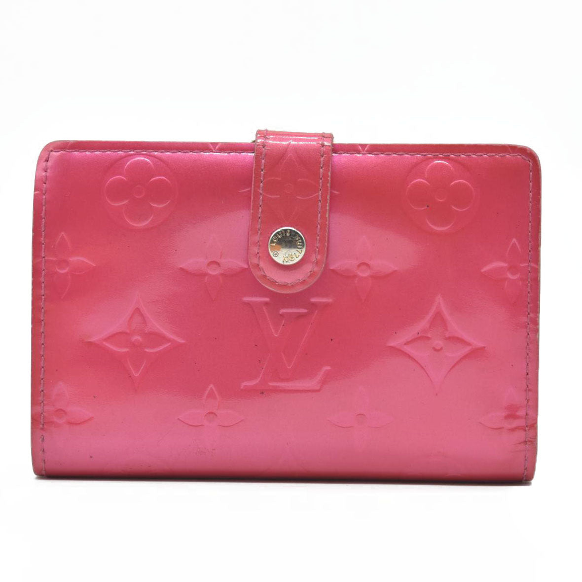 AUCTION $935 Louis Vuitton LV Monogram Vernis Patent Leather French Purse