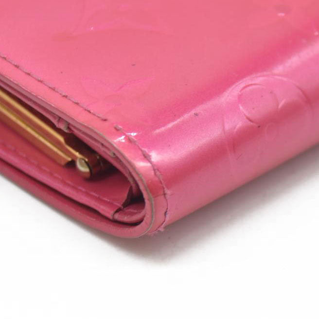 AUCTION $935 Louis Vuitton LV Monogram Vernis Patent Leather French Purse