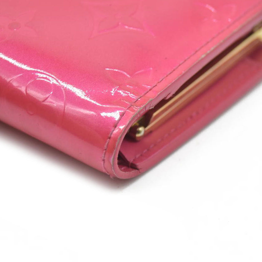 AUCTION $935 Louis Vuitton LV Monogram Vernis Patent Leather French Purse