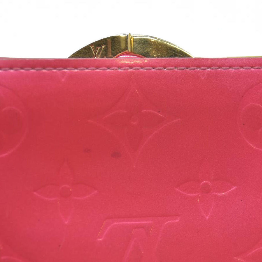 AUCTION $935 Louis Vuitton LV Monogram Vernis Patent Leather French Purse