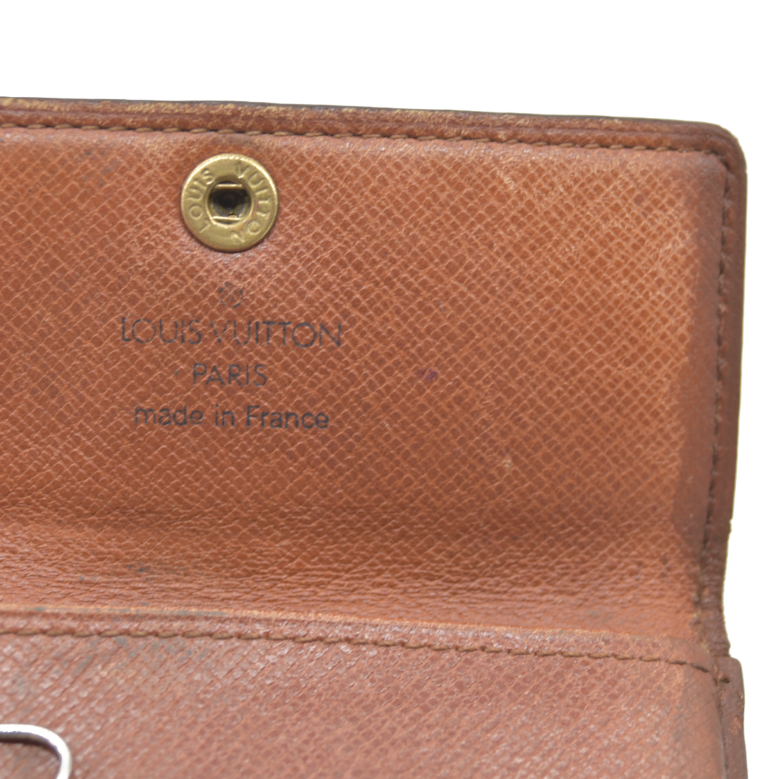 $295 Louis Vuitton Monogram Multiples 4 Ring Key Holder MI0954 1994 CONSIGNMENT