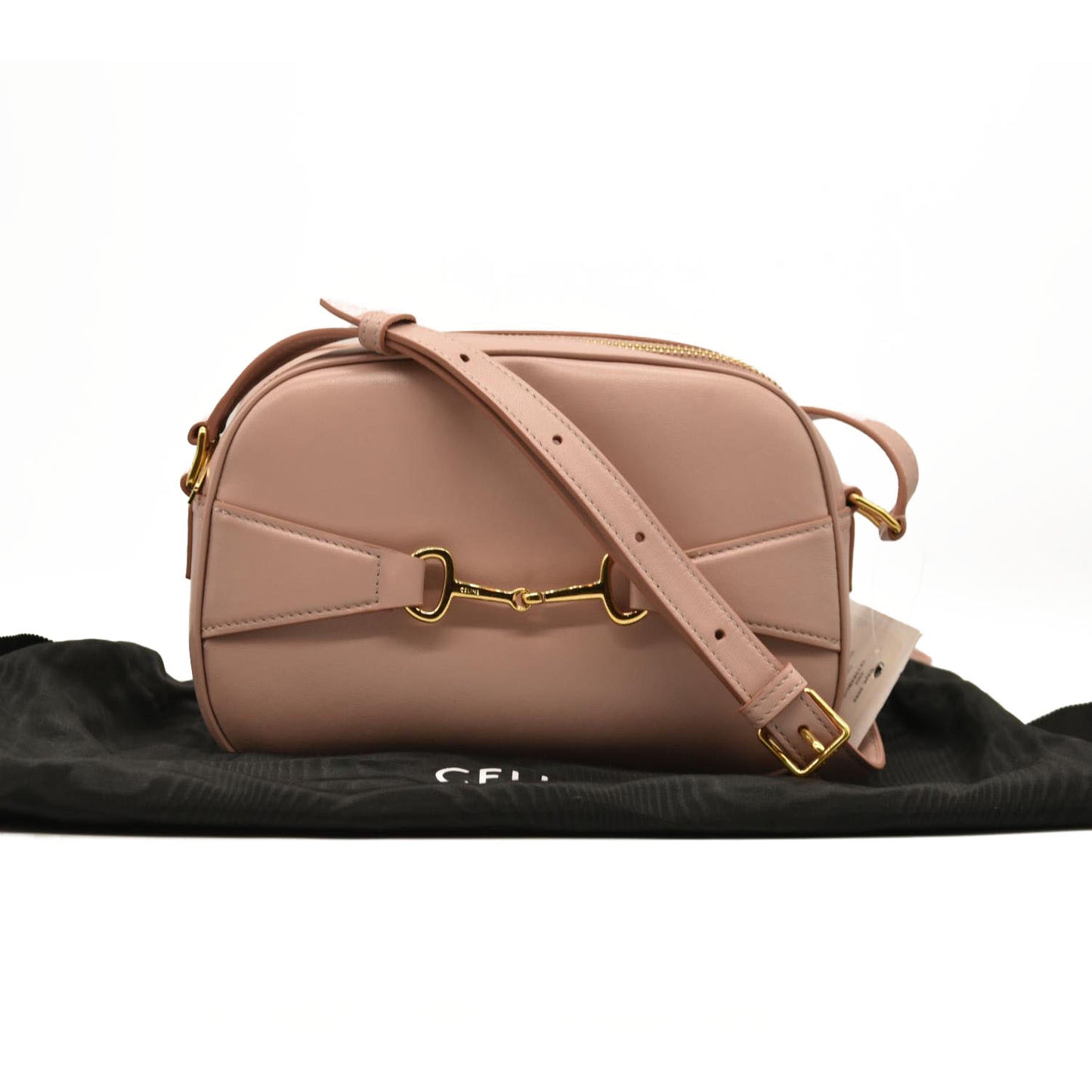 CELINE Calfskin Crecy Camera Bag Pink