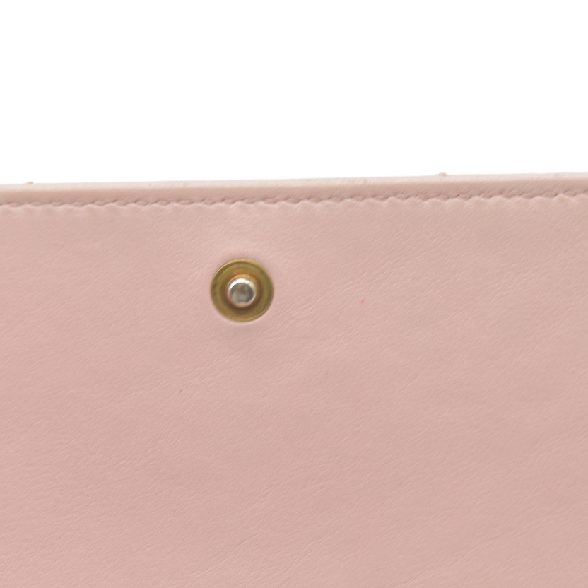 $900  Gucci GG Marmont Continental Wallet Pink Rose CONSIGNMENT