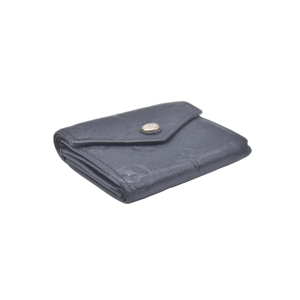 $795 2021 Louis Vuitton Empreinte Zoe Wallet Black SP0291 CONSIGNMENT 10020903
