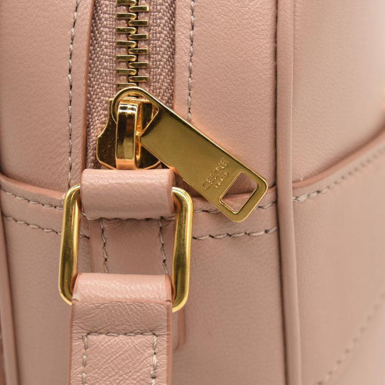 CELINE Calfskin Crecy Camera Bag Pink