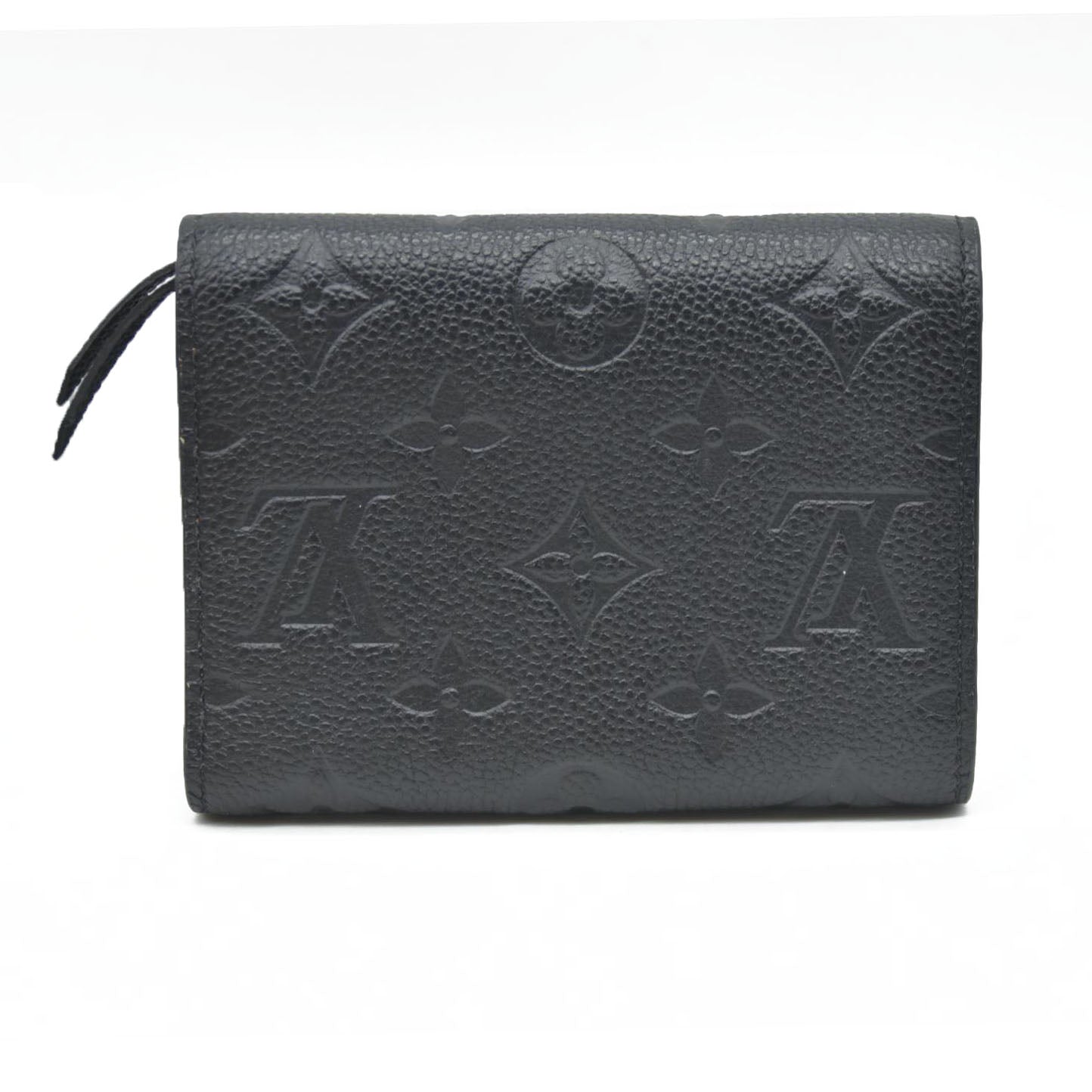 AUCTION $755 Louis Vuitton LV Monogram Empreinte Leather Victorine Wallet