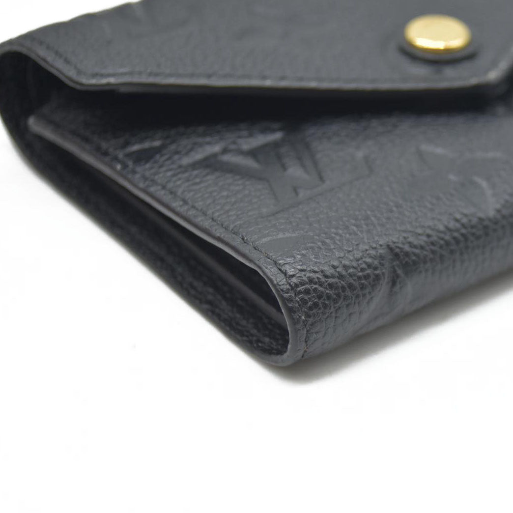 AUCTION $755 Louis Vuitton LV Monogram Empreinte Leather Victorine Wallet