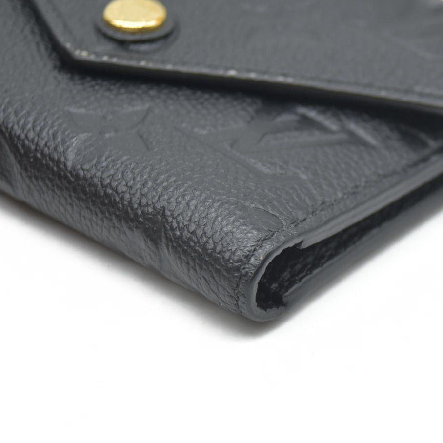 AUCTION $755 Louis Vuitton LV Monogram Empreinte Leather Victorine Wallet