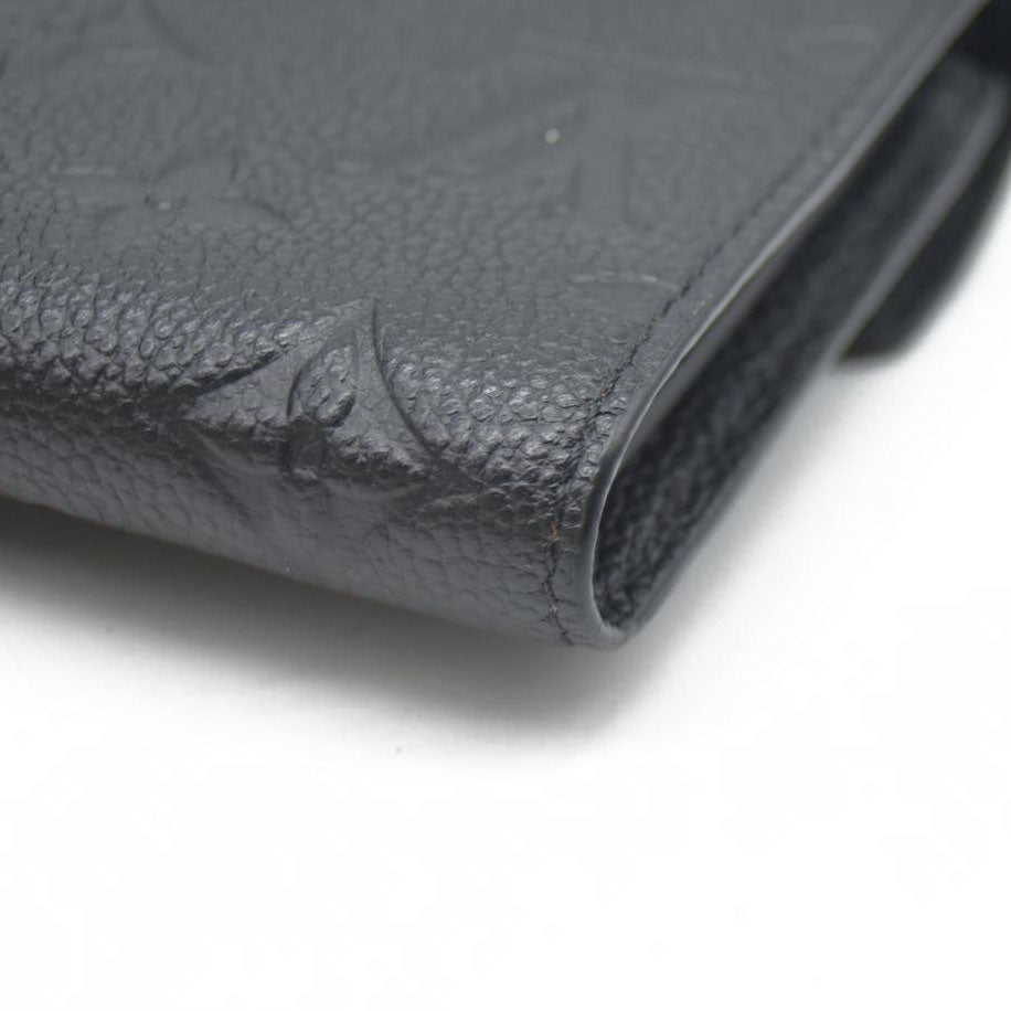 AUCTION $755 Louis Vuitton LV Monogram Empreinte Leather Victorine Wallet