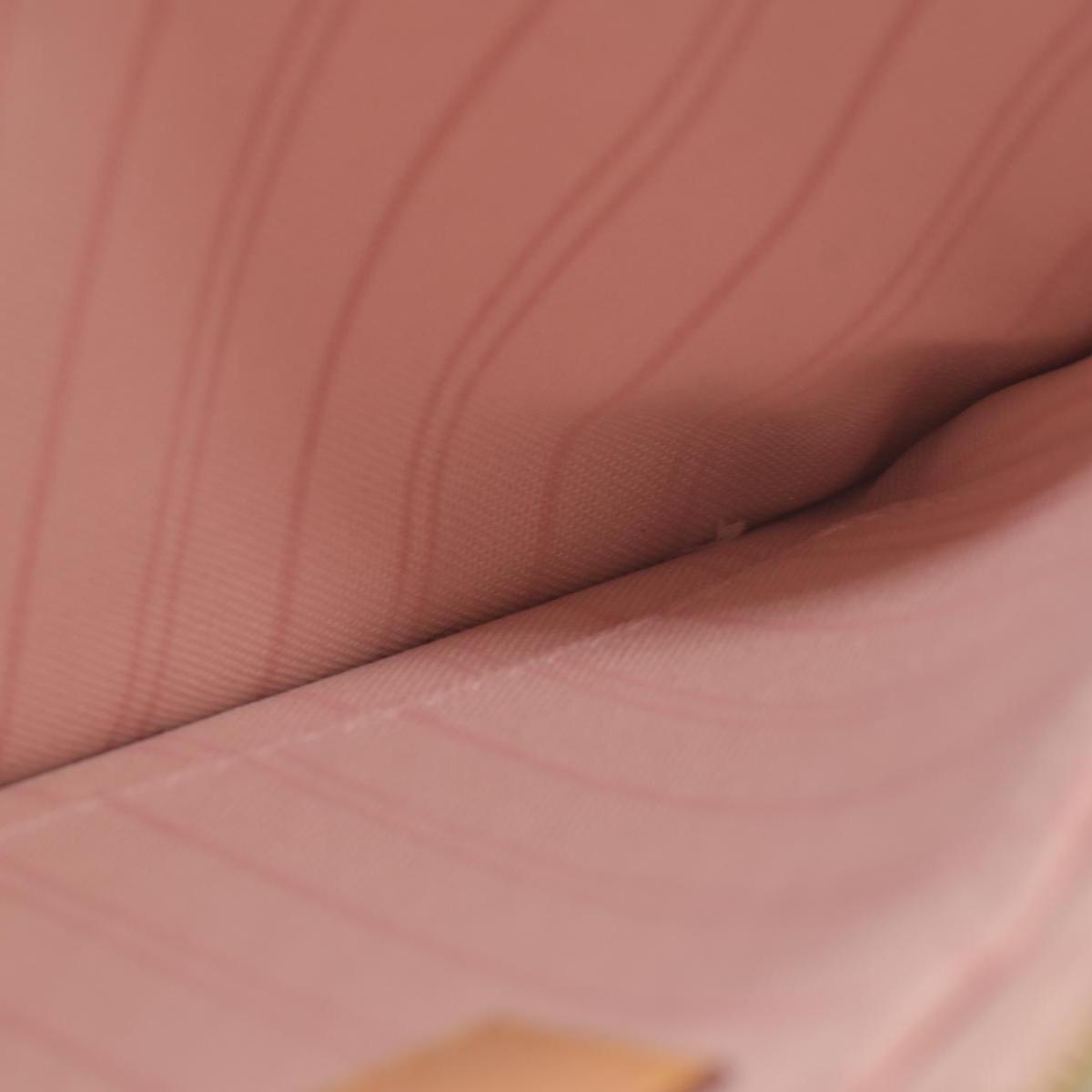 $600 Louis Vuitton Damier Azur Neverfull MM GM Pochette Rose Ballerine MS3179