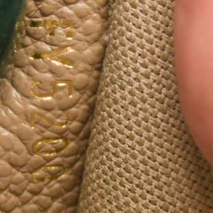 Louis Vuitton  Empreinte Monogram Giant Felicie Pochette Tourterelle Creme FY5200