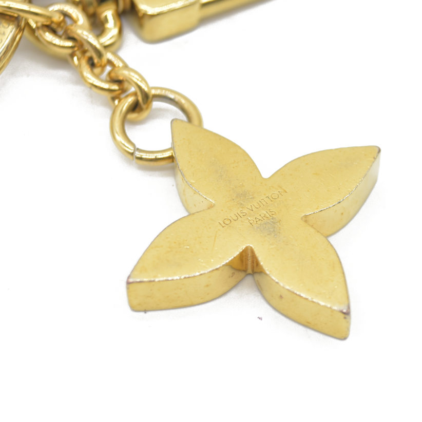 $510 Louis Vuitton Luggage Tag Monogram Key Chain AK1213 2023 CONSIGNMENT