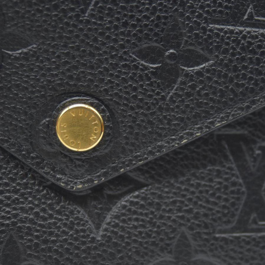 AUCTION $755 Louis Vuitton LV Monogram Empreinte Leather Victorine Wallet