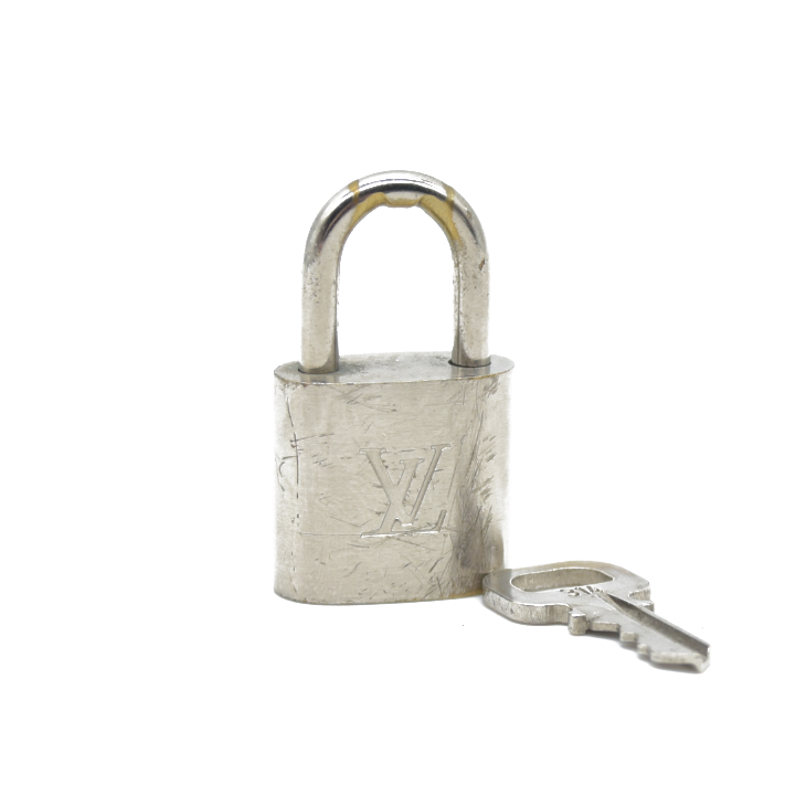 Louis Vuitton Padlock and Key 314 Silver CONSIGNMENT