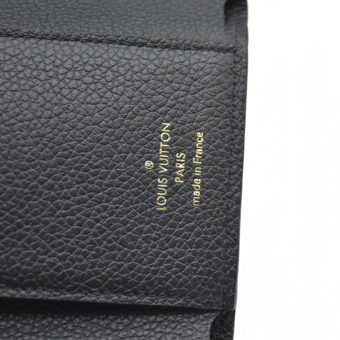 AUCTION $755 Louis Vuitton LV Monogram Empreinte Leather Victorine Wallet