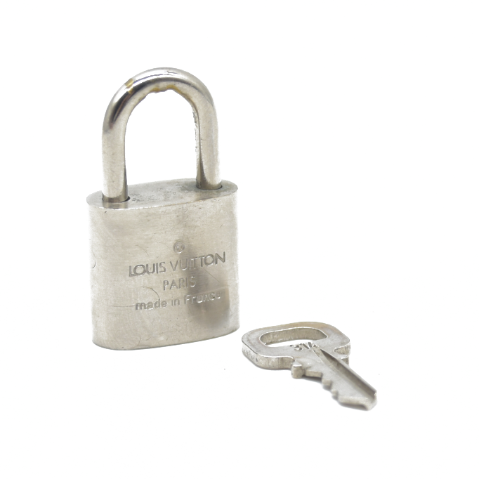Louis Vuitton Padlock and Key 314 Silver CONSIGNMENT