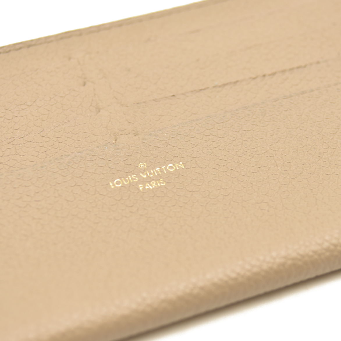 Louis Vuitton  Empreinte Monogram Giant Felicie Pochette Tourterelle Creme FY5200