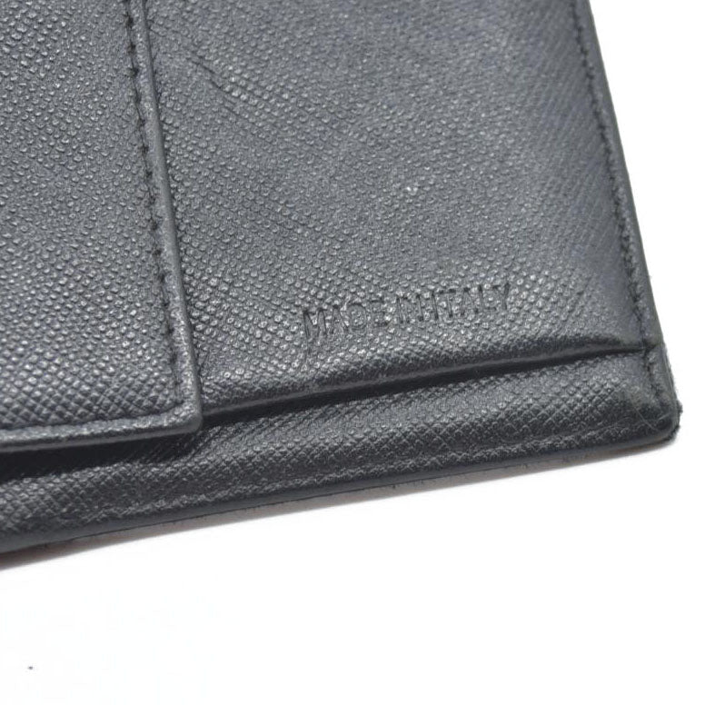 Prada  Tessuto Nylon Tri-Fold Compact Wallet Black