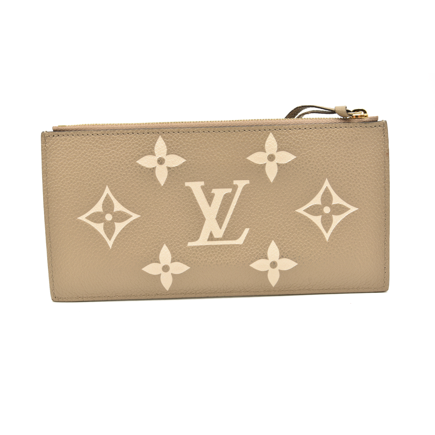 Louis Vuitton  Empreinte Monogram Giant Felicie Pochette Tourterelle Creme FY5200