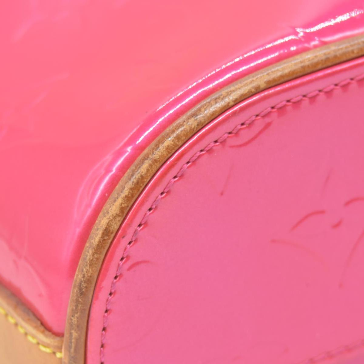 $995 2003 Louis Vuitton Fuchsia Monogram Vernis Vertical Sullivan Bag CE0013