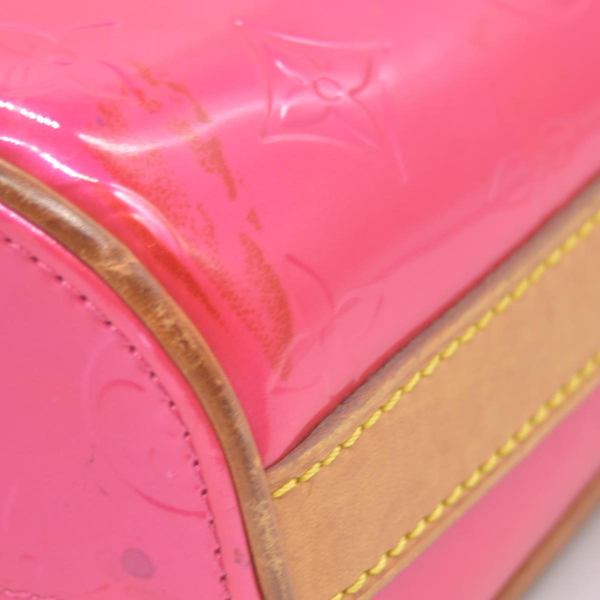 $995 2003 Louis Vuitton Fuchsia Monogram Vernis Vertical Sullivan Bag CE0013