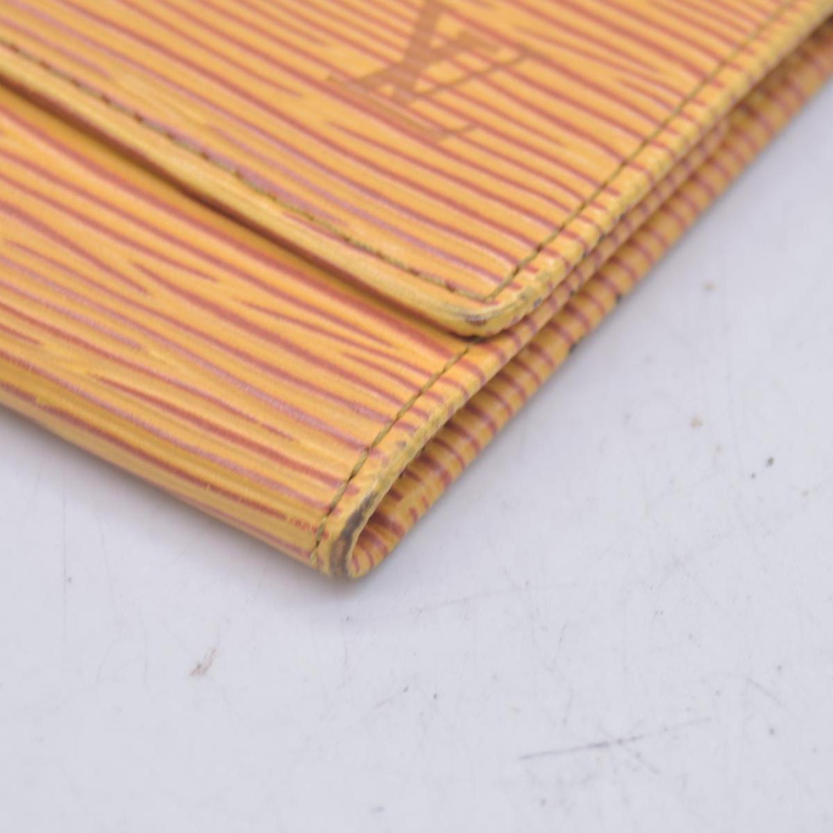 $445 1995 Louis Vuitton Epi Multicles 6 Key Holder Yellow CA0995 CONSIGNMENT