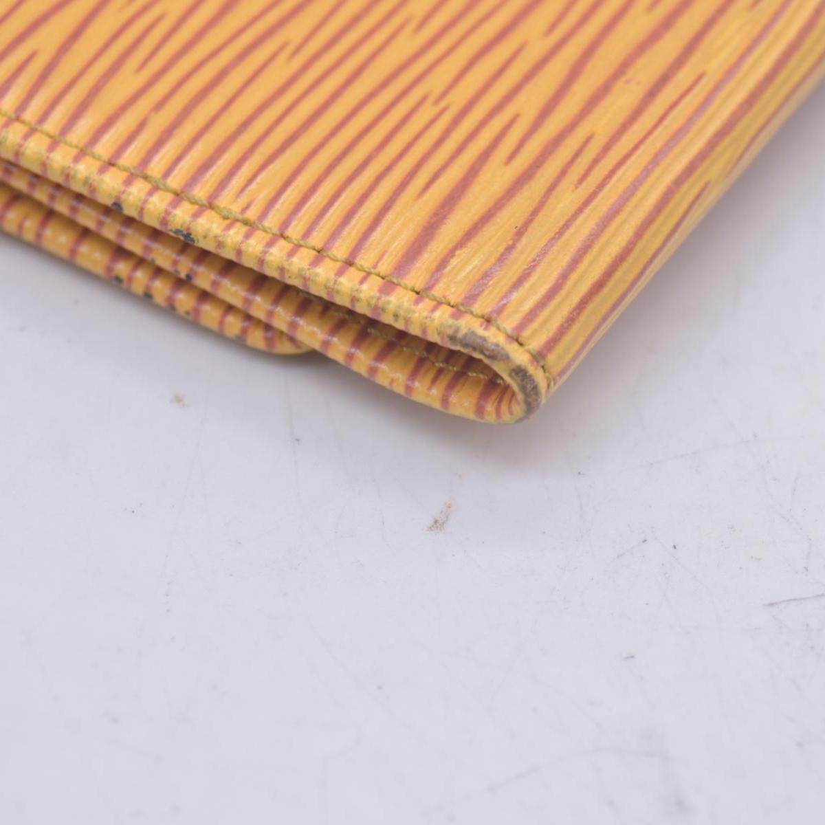 $445 1995 Louis Vuitton Epi Multicles 6 Key Holder Yellow CA0995 CONSIGNMENT
