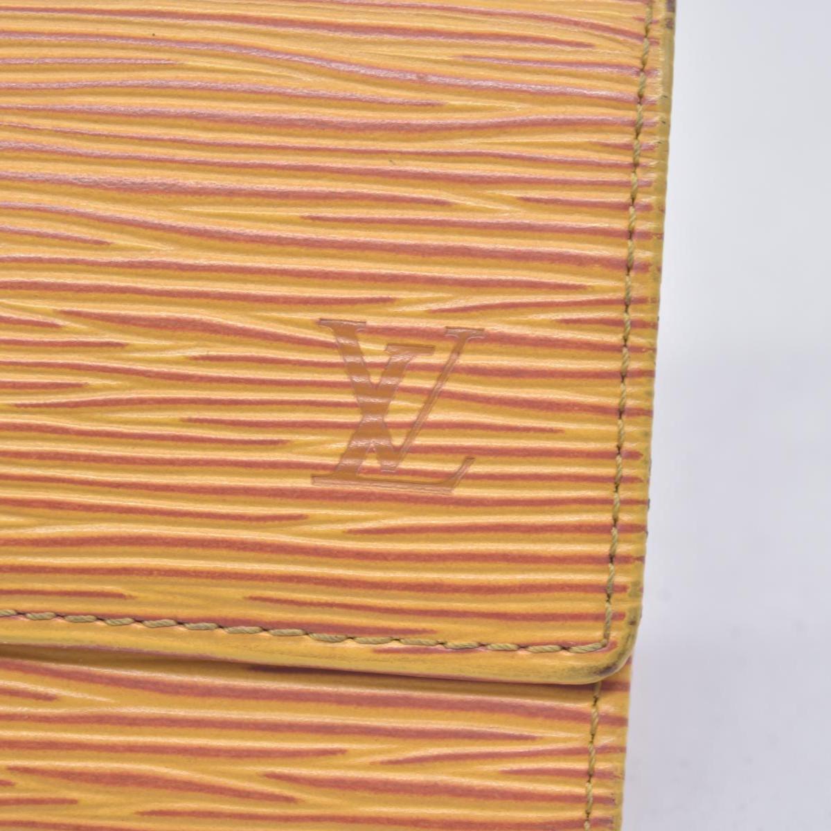 $445 1995 Louis Vuitton Epi Multicles 6 Key Holder Yellow CA0995 CONSIGNMENT