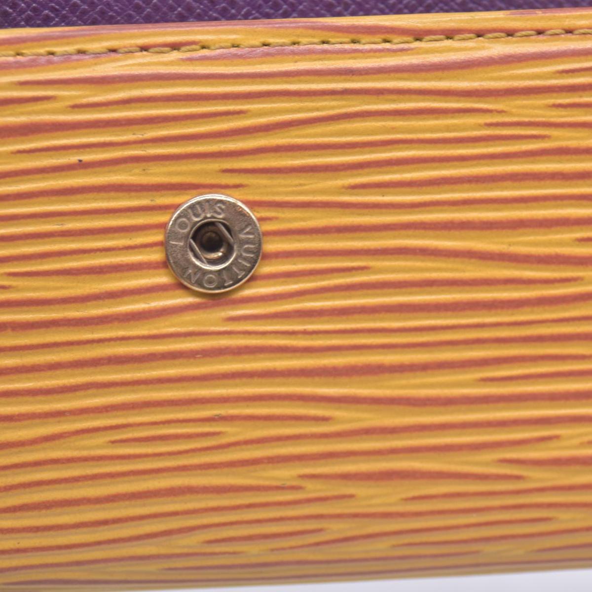 $445 1995 Louis Vuitton Epi Multicles 6 Key Holder Yellow CA0995 CONSIGNMENT