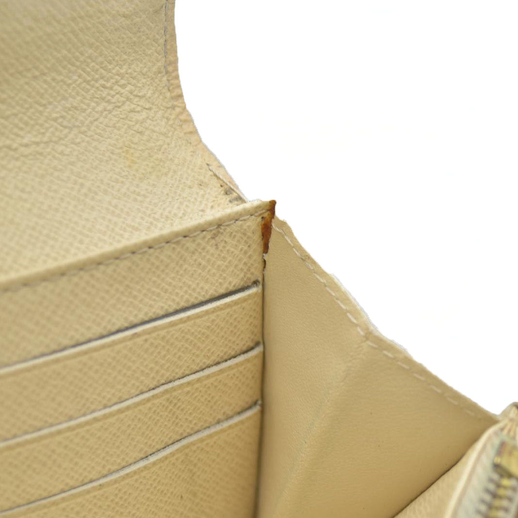 AUCTION $720 Louis Vuitton 2008 Damier Azur Pattern Sarah Wallet