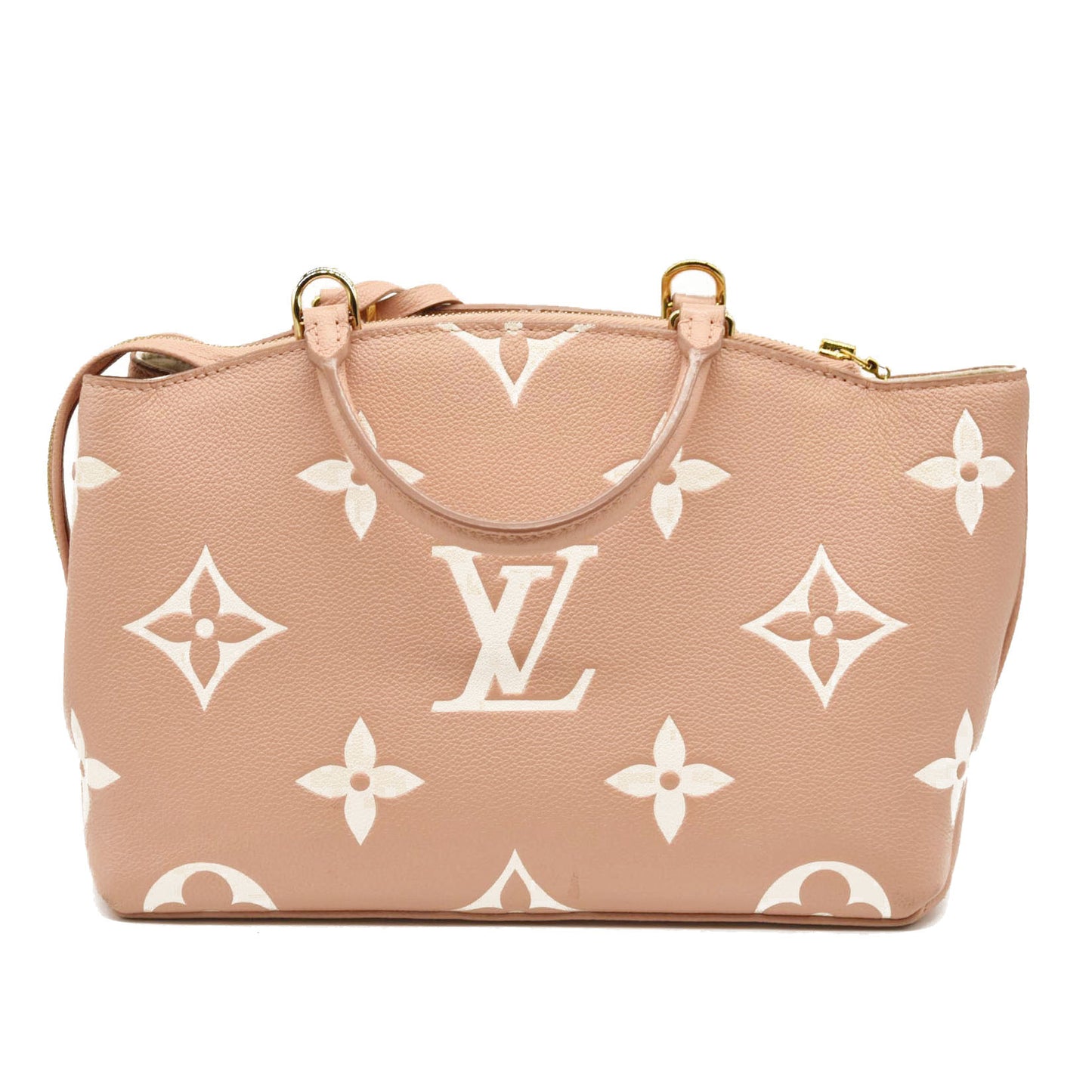 Louis Vuitton  Empreinte Monogram Giant Petit Palais Rose Trianon Creme RFID