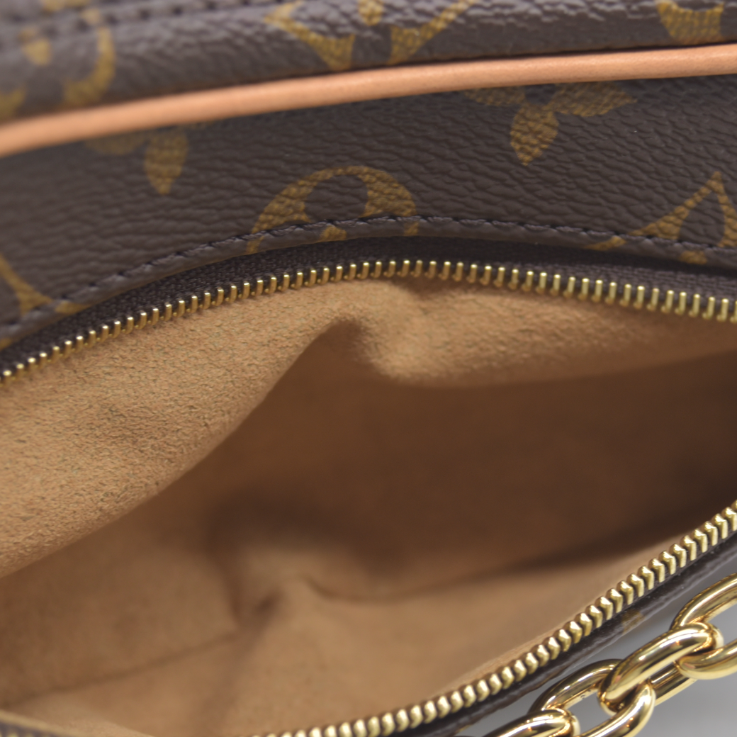 $2540 Louis Vuitton Monogram Loop Hobo Shoulder Bag RFID