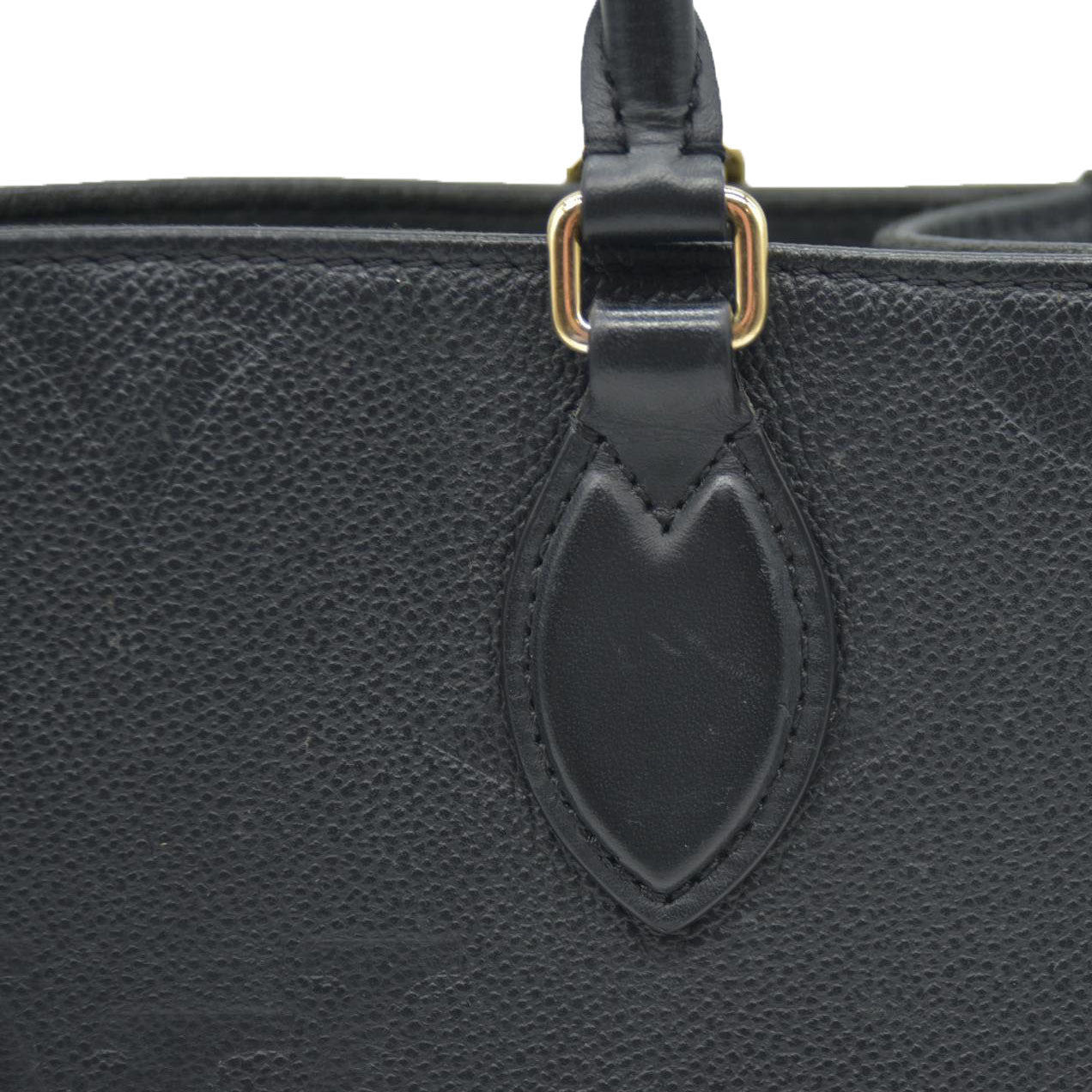 AUCTION $3350 Louis Vuitton  Empreinte Monogram Giant Onthego BB Black