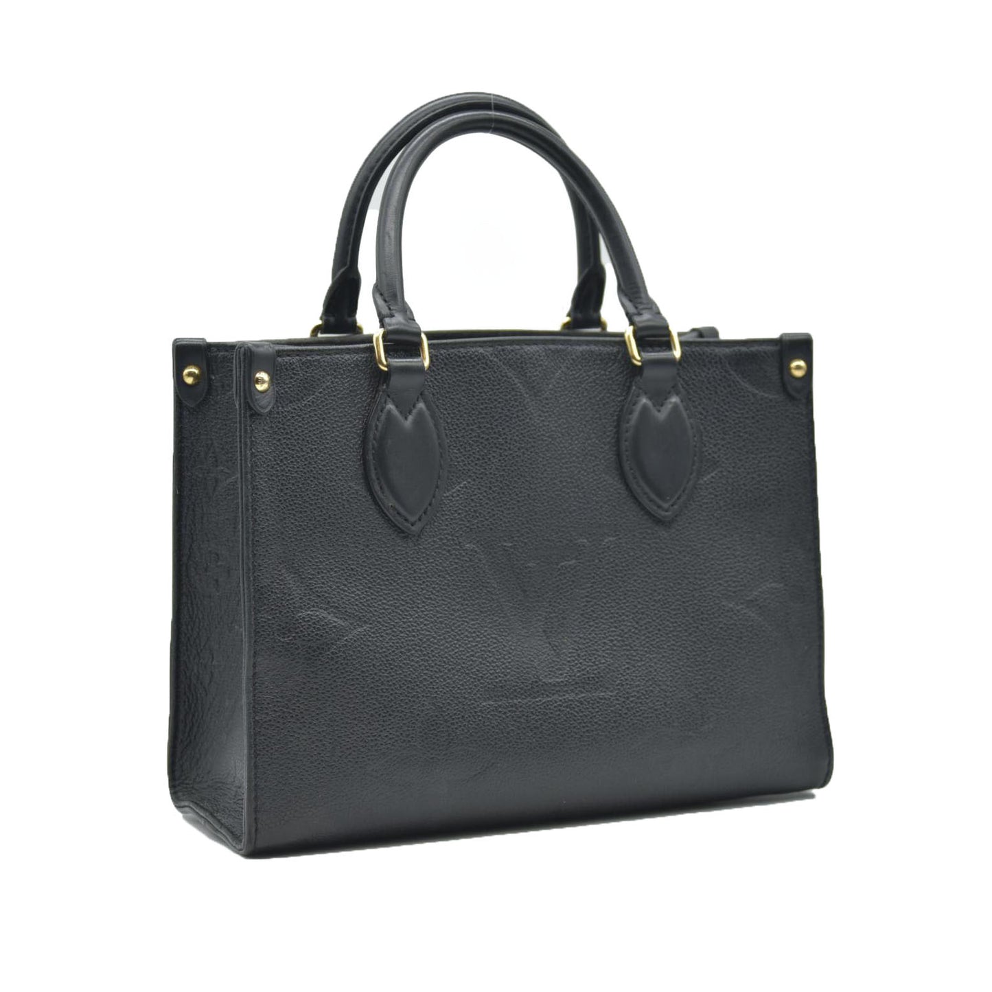 AUCTION $3350 Louis Vuitton  Empreinte Monogram Giant Onthego BB Black