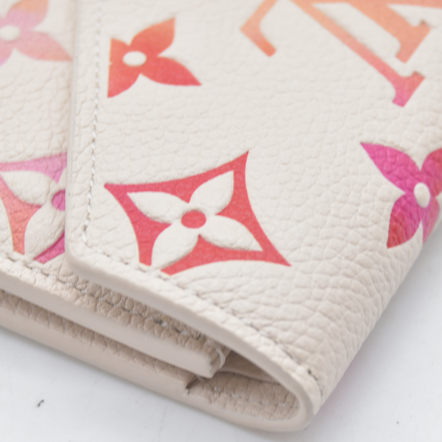 $840 Louis Vuitton Empreinte Victorine Wallet Sunrise Aquarelle 2024