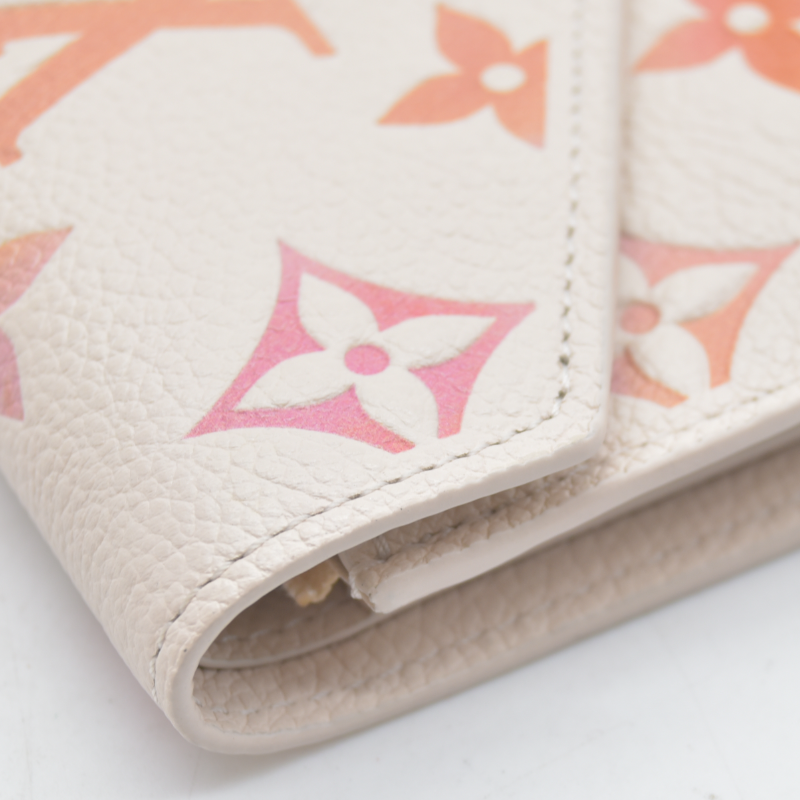 $840 Louis Vuitton Empreinte Victorine Wallet Sunrise Aquarelle 2024