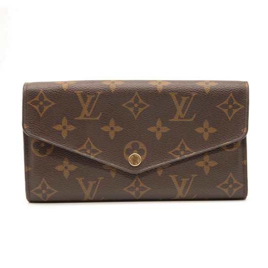 Louis Vuitton Monogram Sarah Wallet NM Rose Ballerine