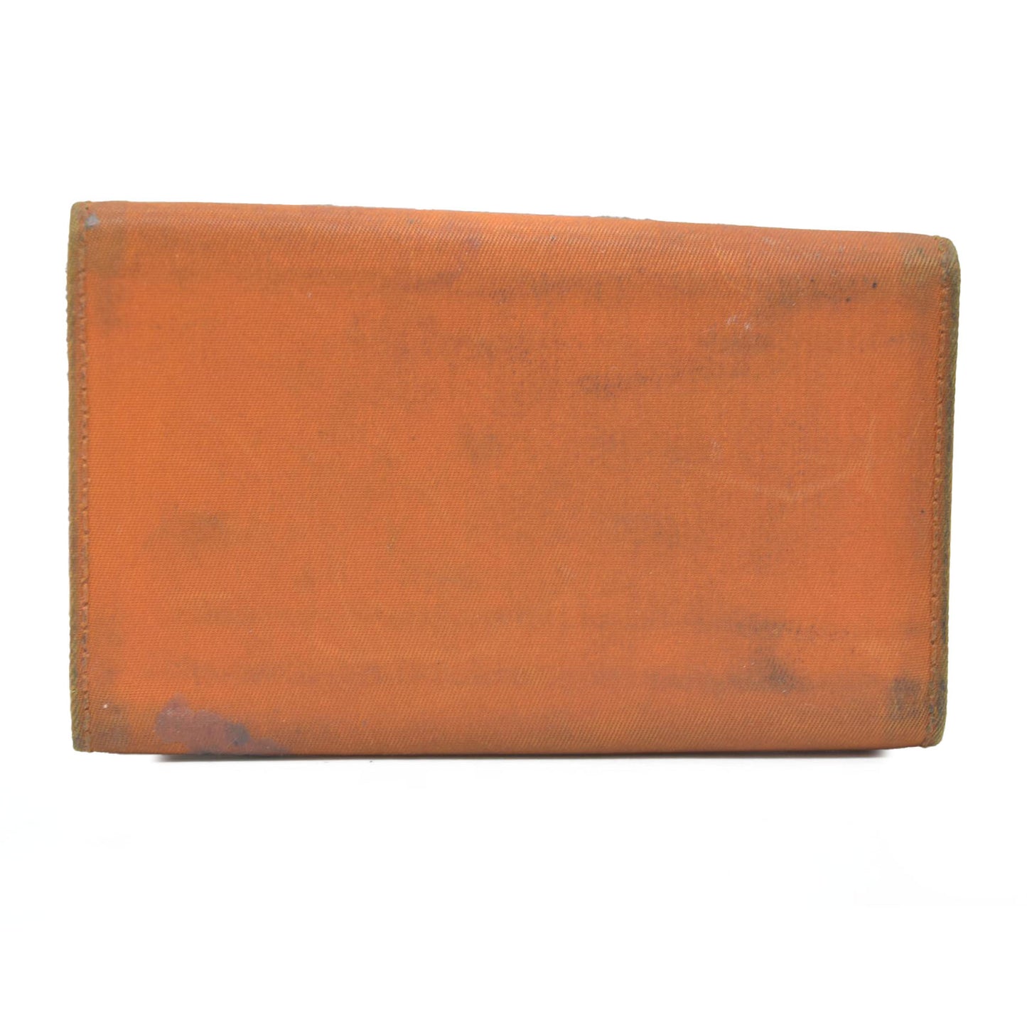 Prada  Saffiano Nylon Metal 6 Key Holder Orange