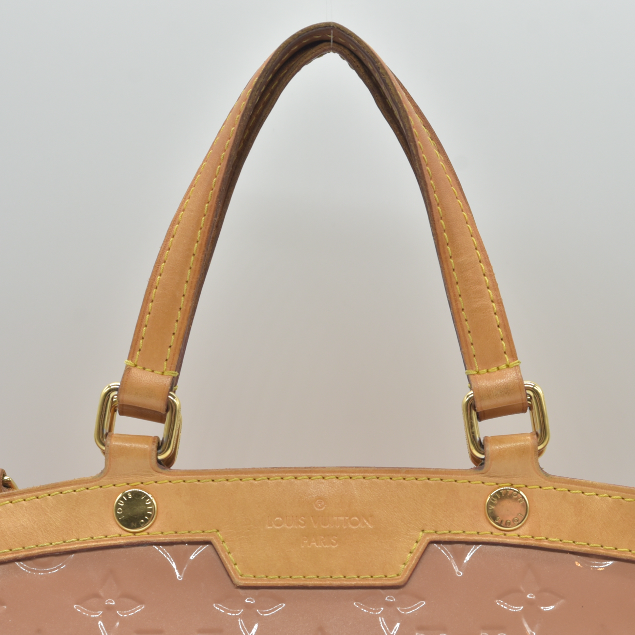 $2730 2013 Louis Vuitton Vernis Brea MM Rose Velours DR1113