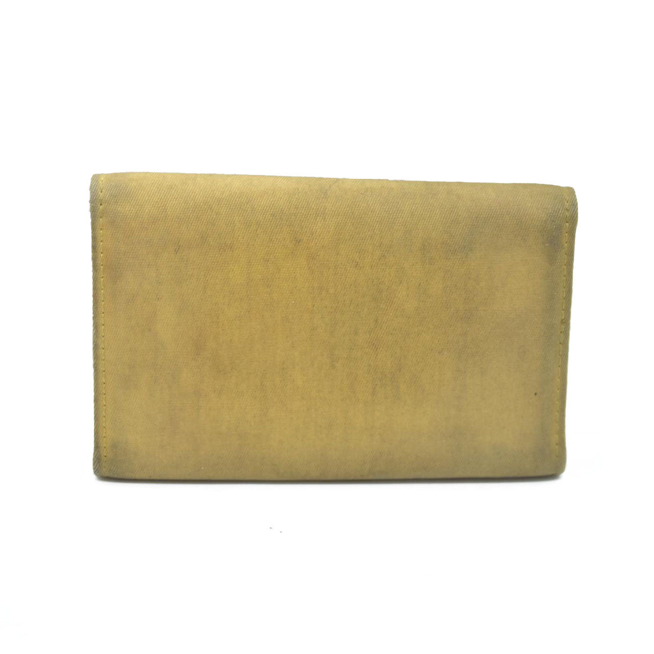 Prada  Saffiano Nylon Metal 6 Key Holder Yellow